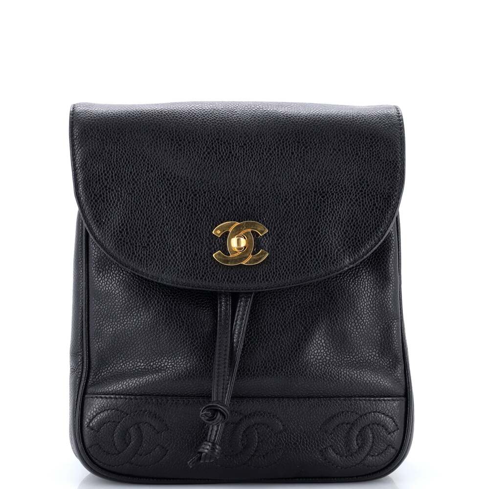 Chanel Vintage Triple Stitched Cc Flap #303896C36B